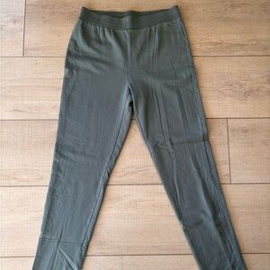 Barefoot Dreams Olive Green EUC CozyChic Ultra Lite Wide Leg Pants Women's | S |